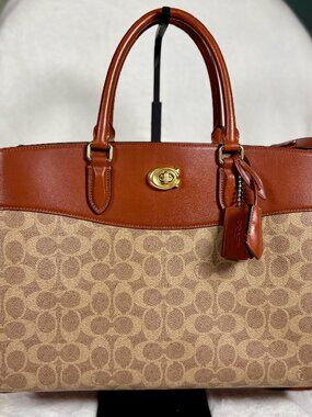 Coach Brooke Carryall in Tan Rust